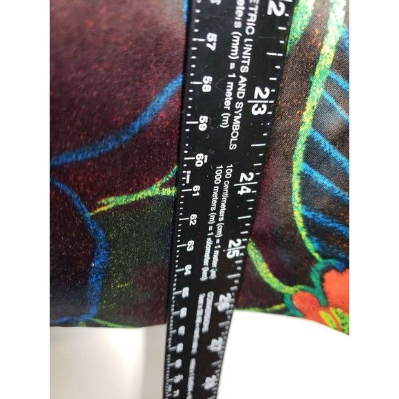 CHICO'S floral lined zip jacket multicolored sz 3 ( XL)  long sleeve - Picture 3 of 8